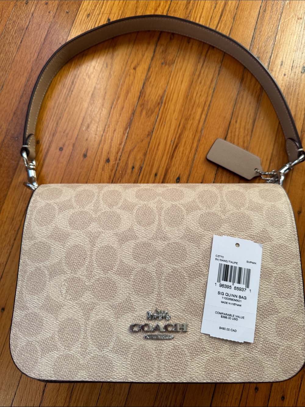 Coach Quinn Bag signature canvas - Picture 8 of 9